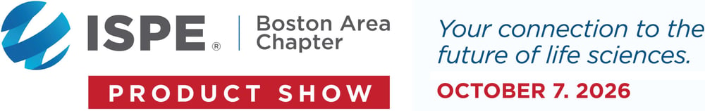 ISPE Logo Boston Area Chapter Product Show, October 7, 2026